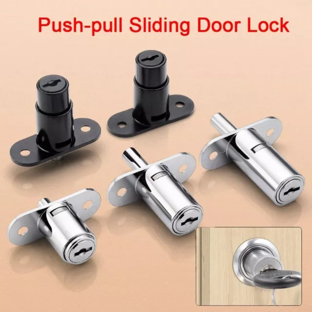 Antitheft Sliding Door Locks Zinc Alloy Cabinet Catches  Cupboard