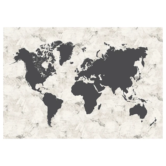 IKEA BJORKSTA WORLD Map Large picture canvas 200 x 140cm NEW £45.99