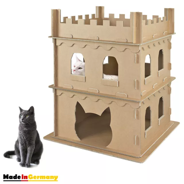 XL Château Tour de Chat Lit de Chat Maison Chat Grotte de Chat Petigi