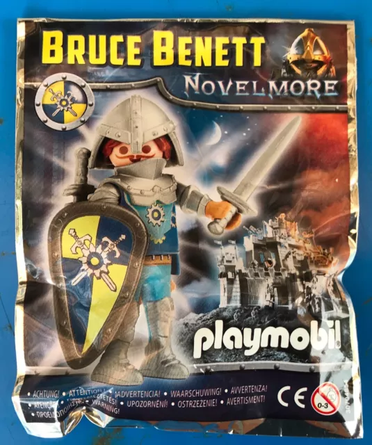 Figurine Playmobil Playmo  Magazine Moyen Age Novelmore Bruce Benett