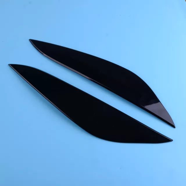 Phare noir sourcils paupières couverture garniture pour Tesla Model 3 2017-20 O