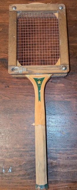 RAQUETTE DE TENNIS VINTAGE MACGREGOR SPEEDWOOD EN BOIS. ANCIEN