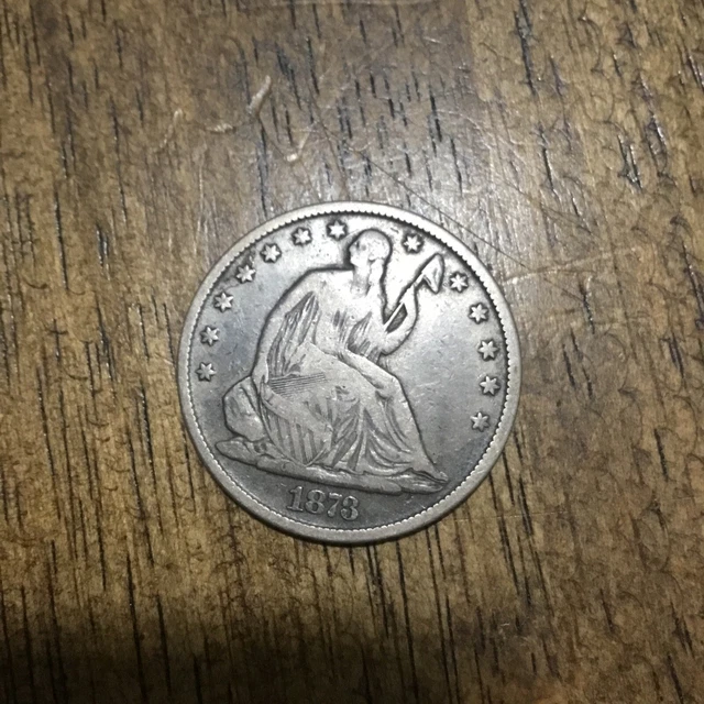 1873 Seated Liberty Half Dollar