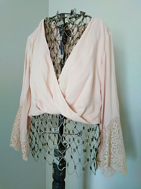 MAGNIFIQUE BLOUSE CACHE Coeur Boheme H&M Studio Bas Des Manches