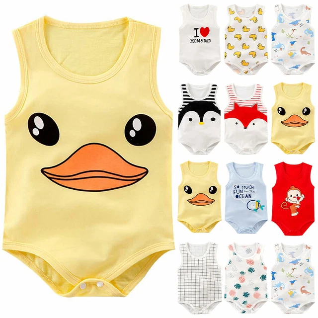 Tuta Tuta Neonata Neonata Tuta Tuta Estiva Senza Maniche Abiti 2
