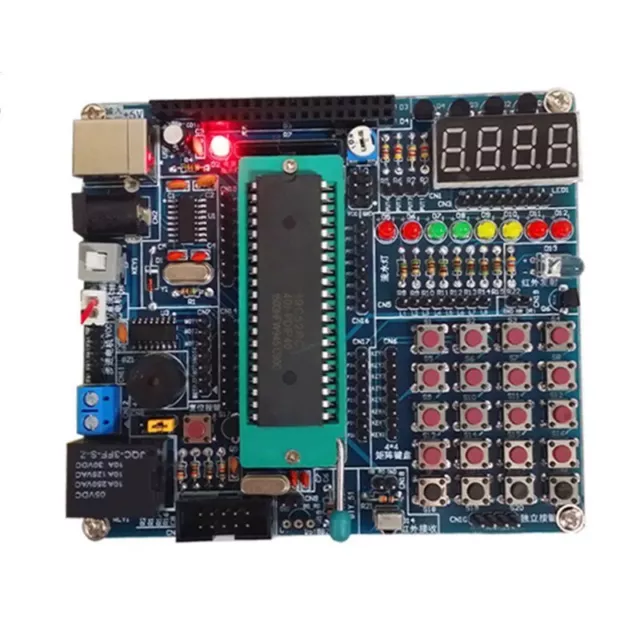 51/AVR Microcontroller Development Board Learning Board Kit STC89C52