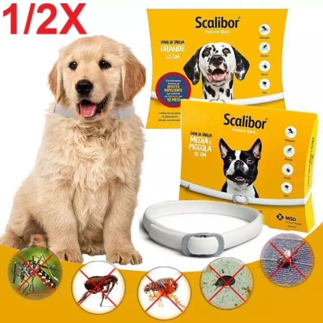 NEW Collier Anti-insectes-puces et tiques protection 8 mois pour Chiens ou Chats