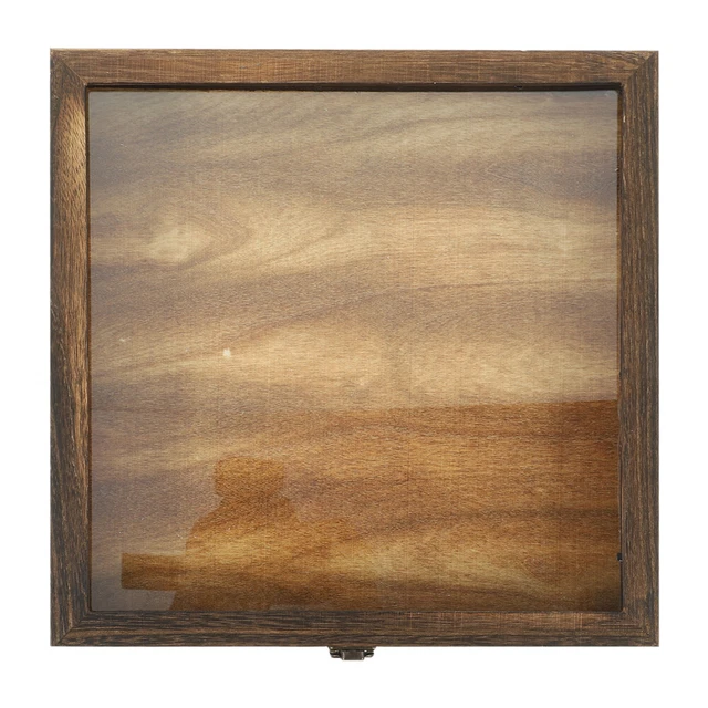 Cadre à Fleurs Pressées En Acrylique Et Bois - Lot De 2, 26x13 Cm - Parfait Pour Collections Botaniques