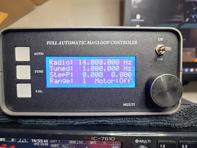 Automatic Magnetic loop controller with CAT - Power & SWR bridge up to 250Watt