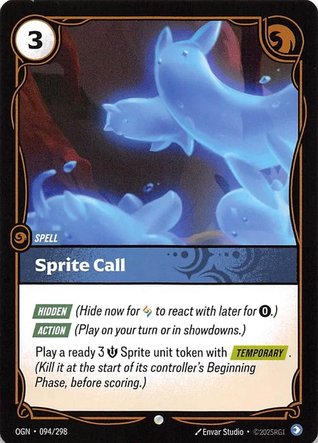 SPRITE CALL 094/298 Origins Riftbound League of Legends 001562 £1.82 ...