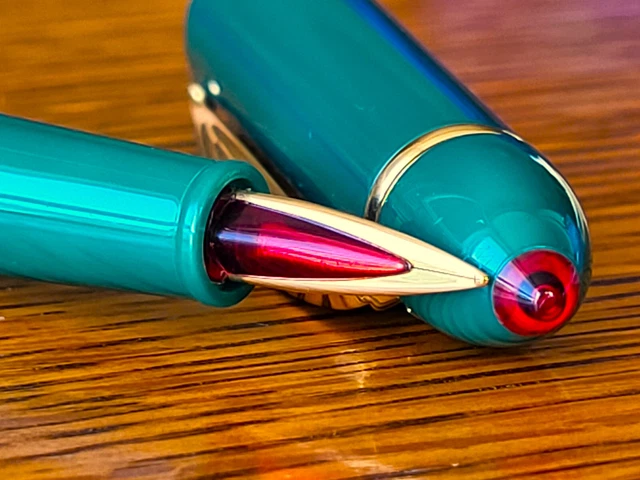 Stylo Plume De Collection Blanzy - Plume En Or 18 Carats - Occasion