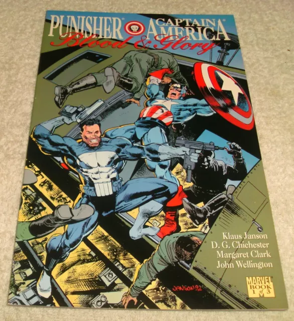 Marvel Comics Punisher Captain America Blood & Glory # 1 Vf+/Nm