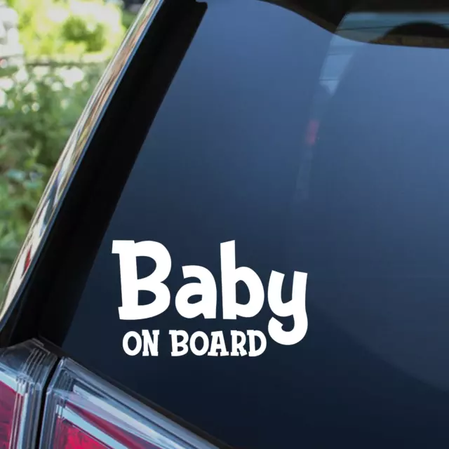 Baby On Board Sticker Child Children Car Window Bumper Decal Sign