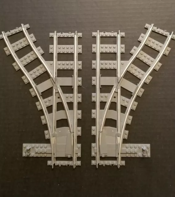Lego World City Train Tracks Lot 9V 4520 4515 4531 4519 - 37 pieces!!! Lego World City Train Tracks Lot 9V 4520 4515 4531 4519 - 37 pieces!!!