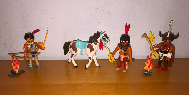 PLAYMOBIL WESTERN MOYENNE Palissade Fort avec Angle Supérieur 3419 3773