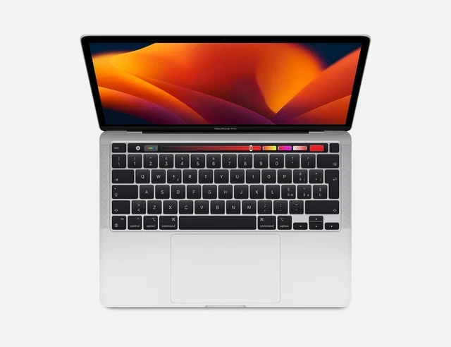 Apple MacBook Pro 13,3" (512GB SSD, M2, 8GB) Laptop - Argento - MNEQ3T/A...
