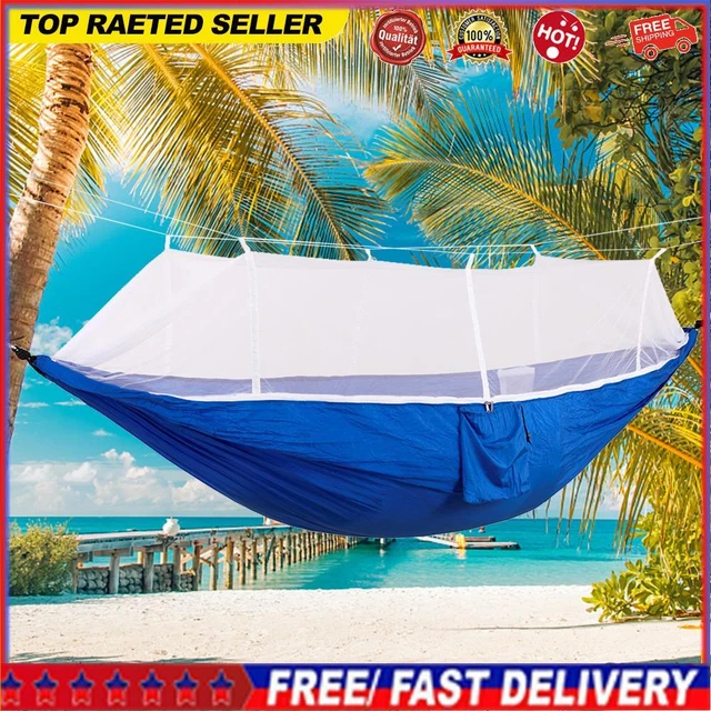 1-2 Person Hammock Tent Quick-Drying Portable Hanging Sleep Swing Hiking Camping