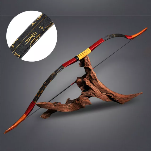 Archery Traditional Recurve Bow 15-50lbs.Longbow Horsebow for Hunting Practice