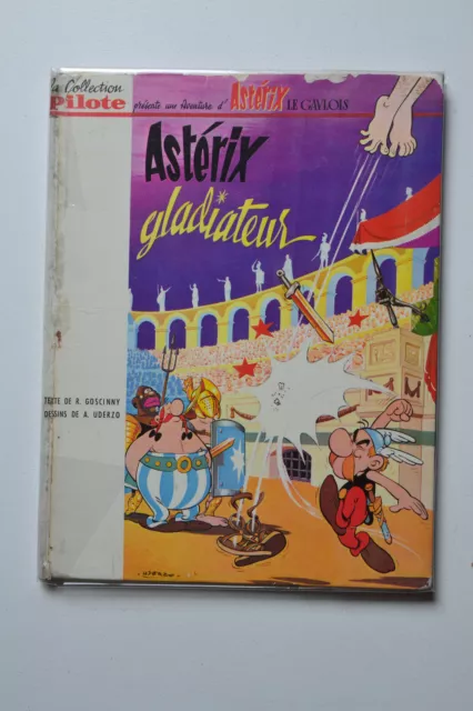 ASTERIX  Gladiateur EO française EO 1964 12 titres au 2 éme plat Bon Etat