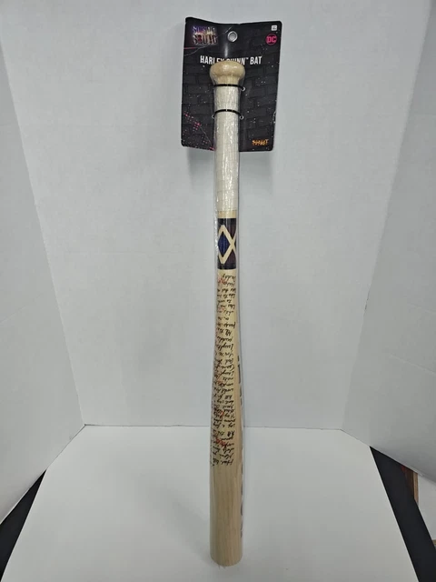Raquette De Baseball Harley Quinn Suicide Squad – Bois De Hêtre, 84 Cm, Neuf Sans Emballage
