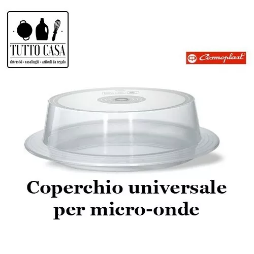 coprivivande universale per microonde piatto Splash coperchio Large x 2  pezzi