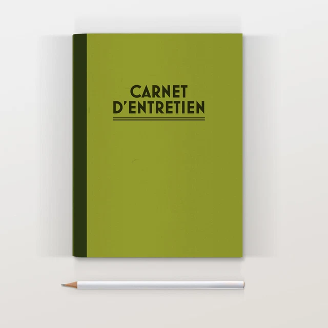 Carnet d'entretien Citroen Fiat Peugeot Renault couleur vert olive