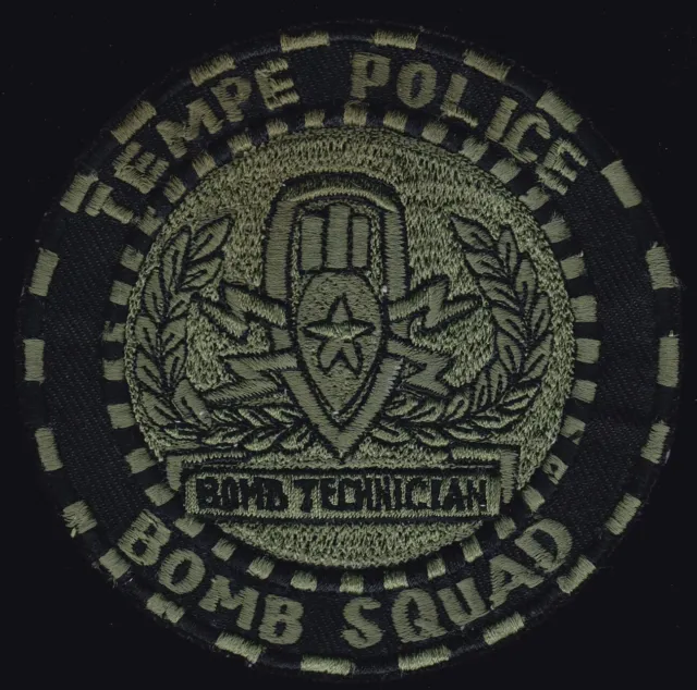 Tempe Police Arizona Bomb Squad Patch S-23