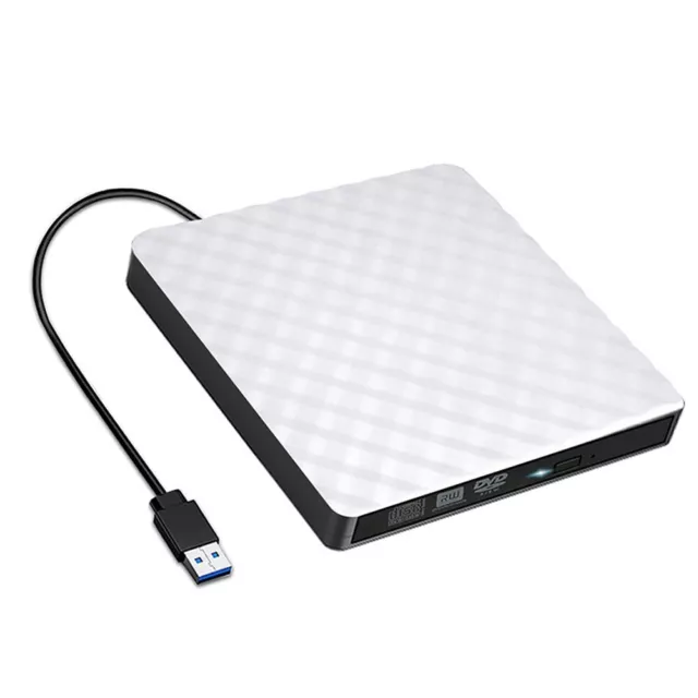 Universal Compatibility USB3 0 CD/DVD Burner for PC Sleek Surface Wide Usage