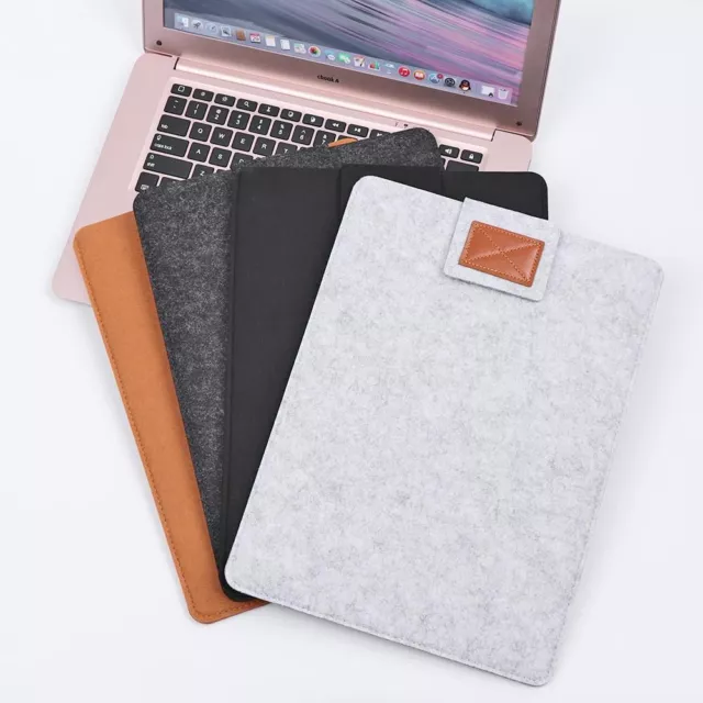 Laptop Sleeve Case Felt Soft Bag Ultrabook Cover For Macbook Air Pro 11 13 15