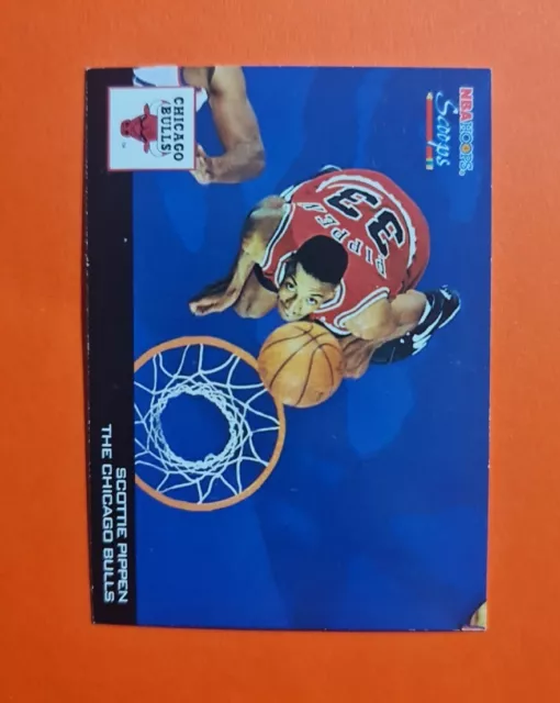 Scottie Pippen 1993 1994 Skybox NBA Hoops Scoops #HS4 Chicago Bulls