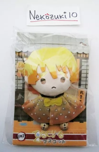 Demon Slayer Kimetsu no Yaiba Agatsuma Zenitsu plush doll reel mascot Teruteru