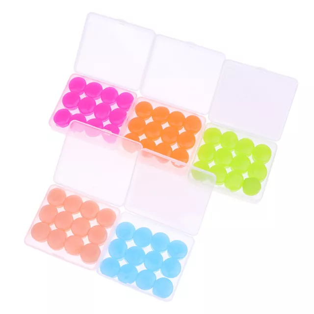 12Pcs Silicone Ear Plug Reusable Silicone Wax Earplugs For Noise Reduction Sleep