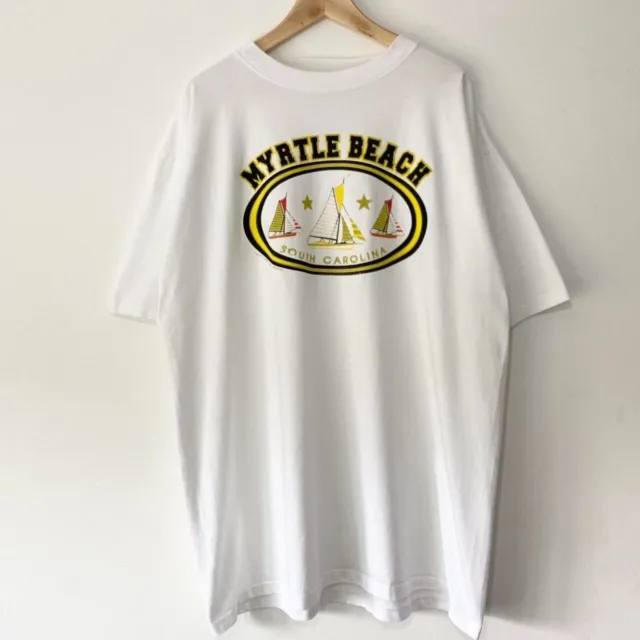 Vintage Myrtle Beach Single Stitch 90s T Shirt Size XXL