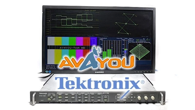 Tektronix WVR7100 Waveform Rasterizer Opt: SD HD DS 7120 7020 Embedded Audio