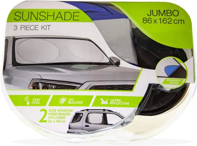 WINPLUS Vehicle Sunshade 3 Piece Kit