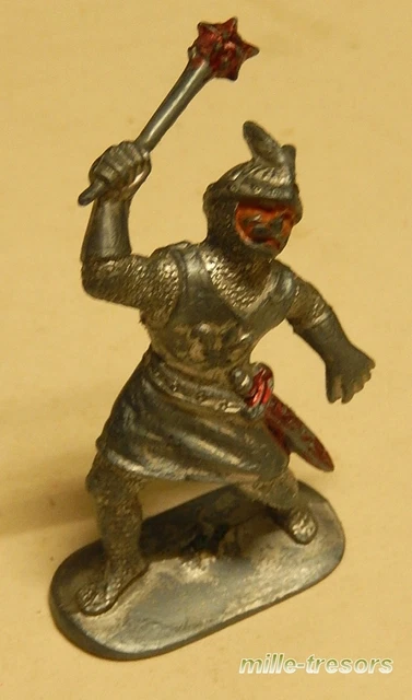 Ancienne figurine militaire, cavalier, en composite peint, WW1, Elastolin - Vendu