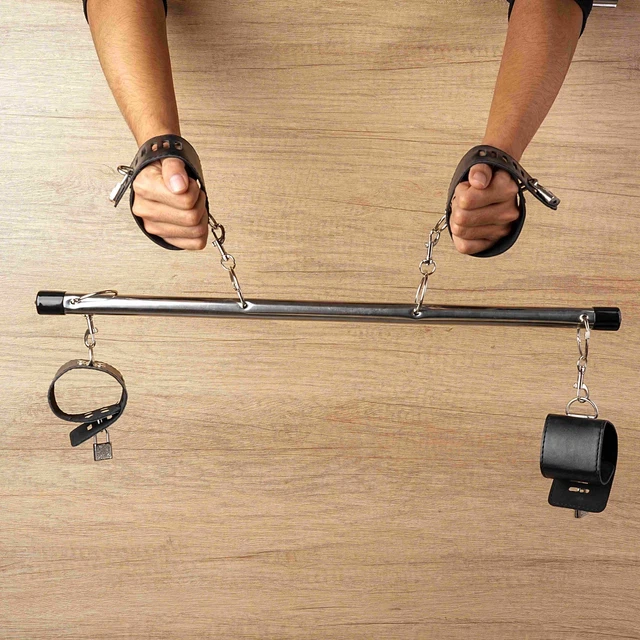 sex toys to make you squirt Missionary Leg Spreader with Neck Pillow Support BDSM Sex Bed Bondage Kits  with Restraints for Ankle main image 0