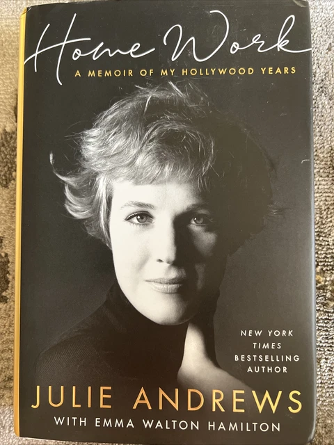 Home Work: A Memoir of My Hollywood Years Julie Andrews Signed JSA 1st Edition