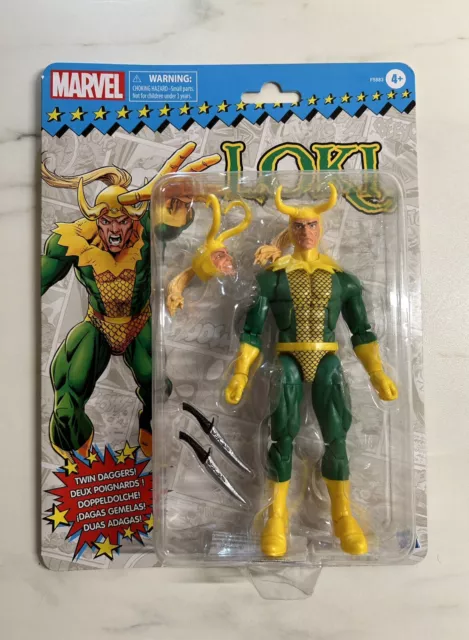 Hasbro Marvel Legends Loki Sammelfigur in Retroverpackung (Neu & OVP)