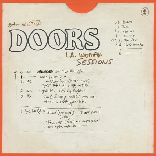 Doors - LA Woman Outtakes - 4 Vinyl LP Box Set   The Doors LA Woman Outtakes