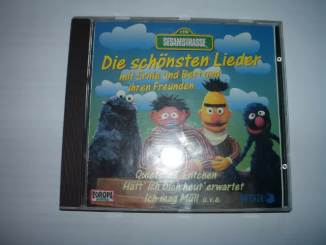 CD Europa Sesamstraße die schönsten Lieder mit Ernie und Bert und ihren Freunden