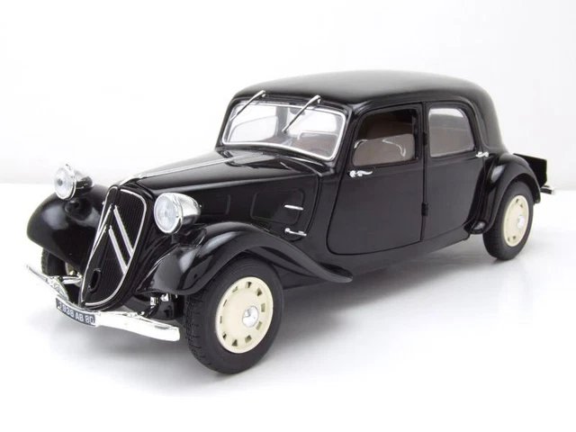 Citroen Traction 11CV 1937 Noir Maquette de Voiture 1:18 Solido