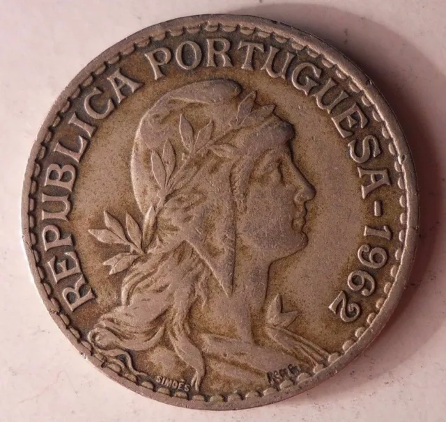 1962 Portogallo Escudo - Uncommon Vintage Moneta - Portogallo Bin #1