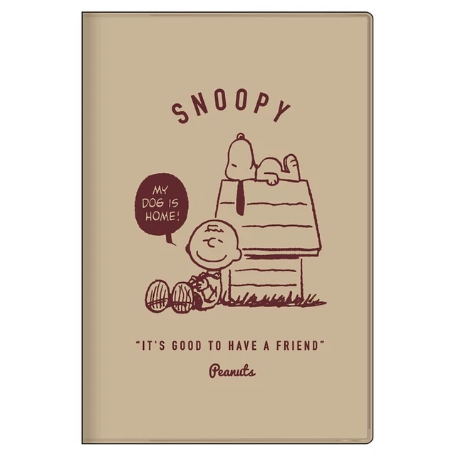 PEANUTS SNOOPY 2024 schedule book planner A5 vertical Charlie Brown