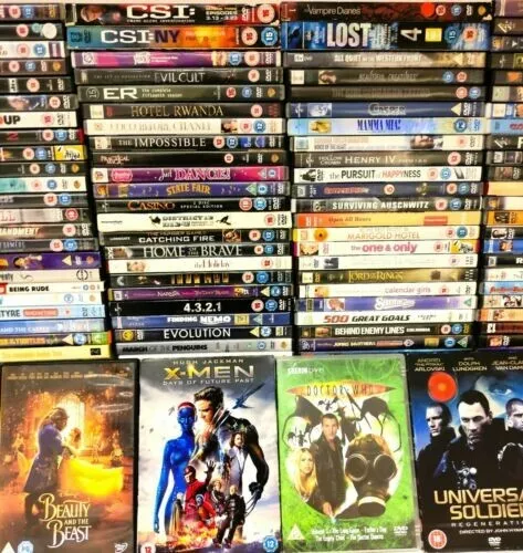 Wholesale 150 DVD's Movies Joblot Bundle Random Mix Car Boot Market Sale UK