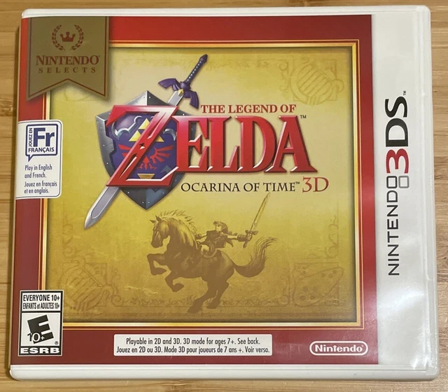 THE LEGEND OF Zelda Ocarina of Time 3D (Nintendo 3DS, 2011) Case