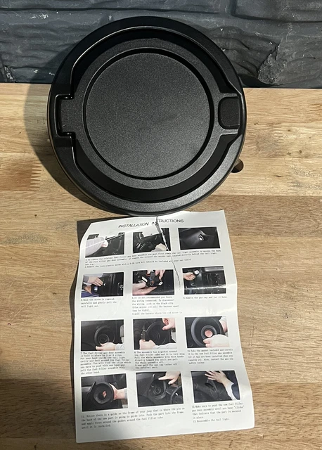 Savadicar Gas Cap Cover No Locking Fuel Tank Door for 2018-2022 Jeep Wrangler...