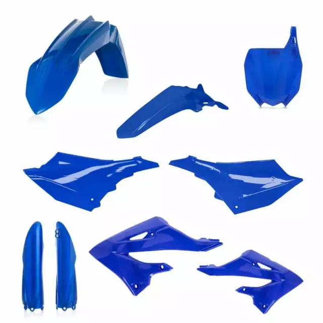 Acerbis Komplett Kunststoffe Set Für Yamaha YZ125 YZ250 2022 - Blau