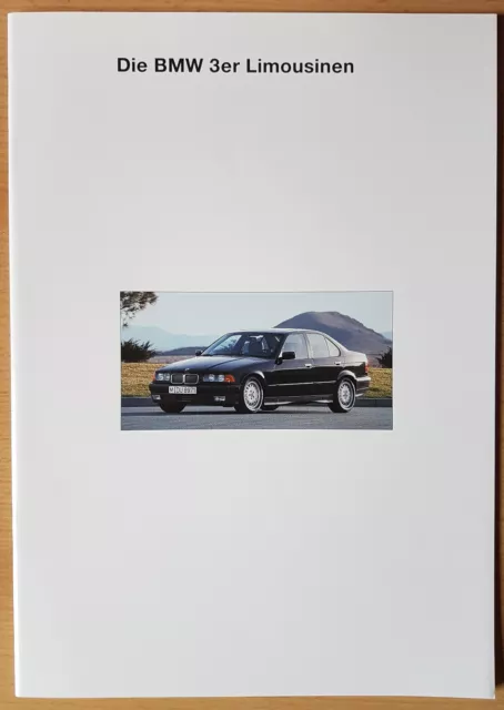 Prospekt BMW 3 er Limousinen - E36 - Ausgabe 2/93