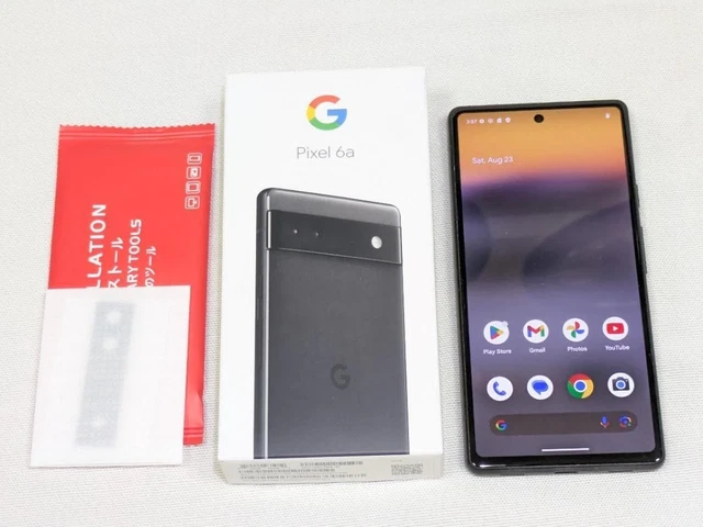 GOOGLE PIXEL 6A 128GB Charcoal SIM free Battery Good Confirmed